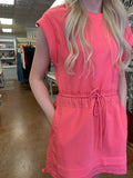 WARM TRAVELS SOLID DRESS