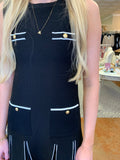 ALL FOR ONE SLEEVELESS DRESS