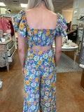SHIFT MY FOCUS FLORAL JUMPSUIT