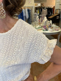 HIGH TEA EYELET BLOUSE