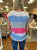 WORTH ANYTHING STRIPED KNIT TOP