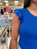 A NEW HORIZON RUFFLE SLEEVE BODYSUIT