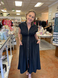 THE RIGHT REASONS ZIPPER MIDI DRESS