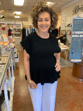 DREAM IN MOTION PEPLUM TOP
