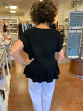 DREAM IN MOTION PEPLUM TOP
