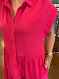 SPLENDID NEWS BUTTON DOWN DRESS