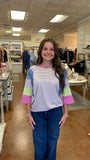 EBB AND FLOW PATCHWORK TOP