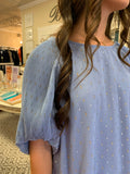 MY HEIRLOOM METALLIC DETAIL TOP