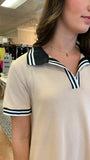 PEACE THAT LASTS POLO DRESS