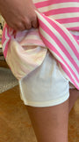 IN STRIDE STRIPED SKORT