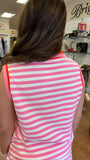 IN STRIDE ZIP COLLAR TOP