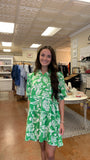 BACK TO CONFIDENCE FLORAL TIERED DRESS