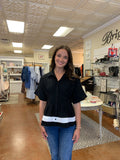 SWEET ON ME PLEATED BLOUSE