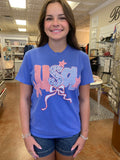 AMERICANA PATCHWORK SHORT SLEEVE TEE