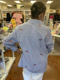 LET FREEDOM RING BUTTON DOWN SHIRT