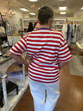 FIREWORKS OVERSIZED STRIPED TEE