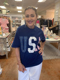 USA! USA! STUDDED TEE