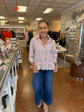 HARD TO RESIST STRIPE TOP