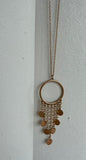 GONNA SHINE GEOMETRIC DISC NECKLACE