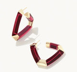 KENDRA SCOTT ARDEN STATEMENT HOOP EARRING