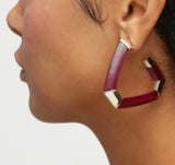 KENDRA SCOTT ARDEN STATEMENT HOOP EARRING
