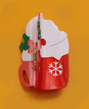 HOLIDAY HAIR CLAW CLIPS