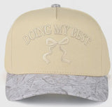 CONTRASTING BILL TRUCKER HATS