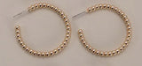 THE CLASSIC BEADED HOOPS