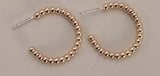 THE CLASSIC BEADED HOOPS