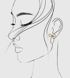 ROPE IT BOW EARRING
