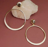 KEEP IT UP OPEN CIRCLE EARRING