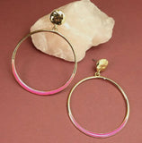 KEEP IT UP OPEN CIRCLE EARRING