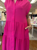 SPLENDID NEWS BUTTON DOWN DRESS
