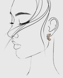DOUBLE TAKE PEARL HOOPS