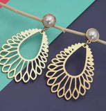 CADENCE OVAL DROP EARRINGS