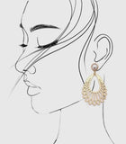 CADENCE OVAL DROP EARRINGS