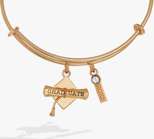 ALEX & ANI 2025 GRADUATION CHARM BRACELET