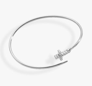 ALEX & ANI FAITH BESPOKEN CROSS CUFF
