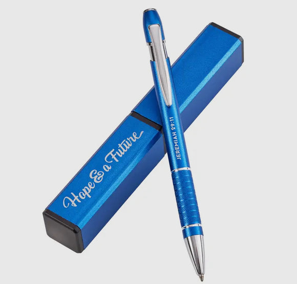GIFT PEN IN CASE WITH SCRIPTURE OR ENCOURAGING WORDS