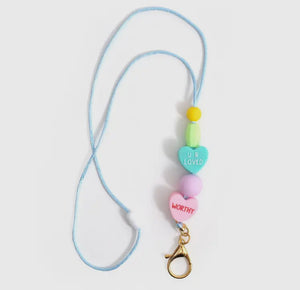 CONVERSATION HEART LANYARD