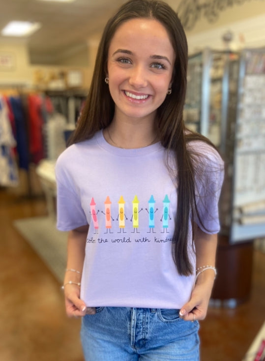 COLOR THE WORLD WITH KINDNESS TEE