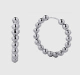 THIS IS MY MOMENT 14K GOLD DIPPED BALL HOOPS