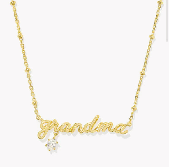 KENDRA SCOTT GRANDMA/ABUELITA CRYSTAL NECKLACE
