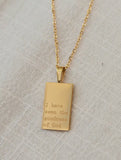 JENESSA WAIT 18K GOLD PLATED NECKLACES