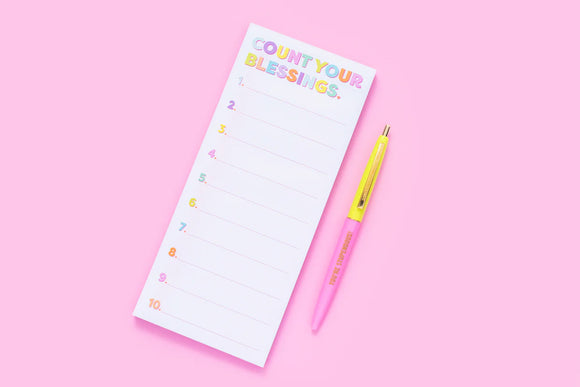 COUNT YOUR BLESSINGS LIST PAD