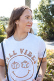 FALL VIBES SMILEY GRAPHIC TEE