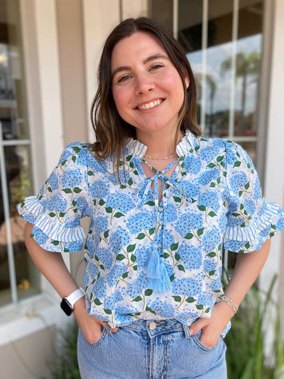ALIVE AGAIN FLORAL PULLOVER TOP