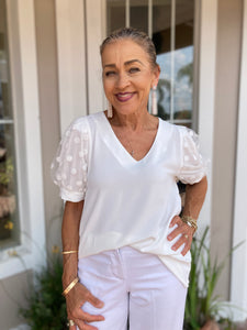 DAY TO DAY PUFF SLEEVE TOP