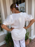 DAY TO DAY PUFF SLEEVE TOP