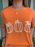 THREE PUMPKINS TEE